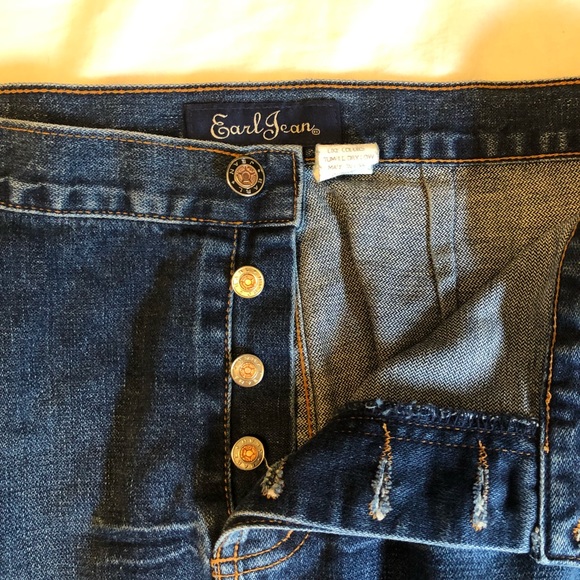 Earl Jeans Vintage Denim Skirt - Picture 3 of 6
